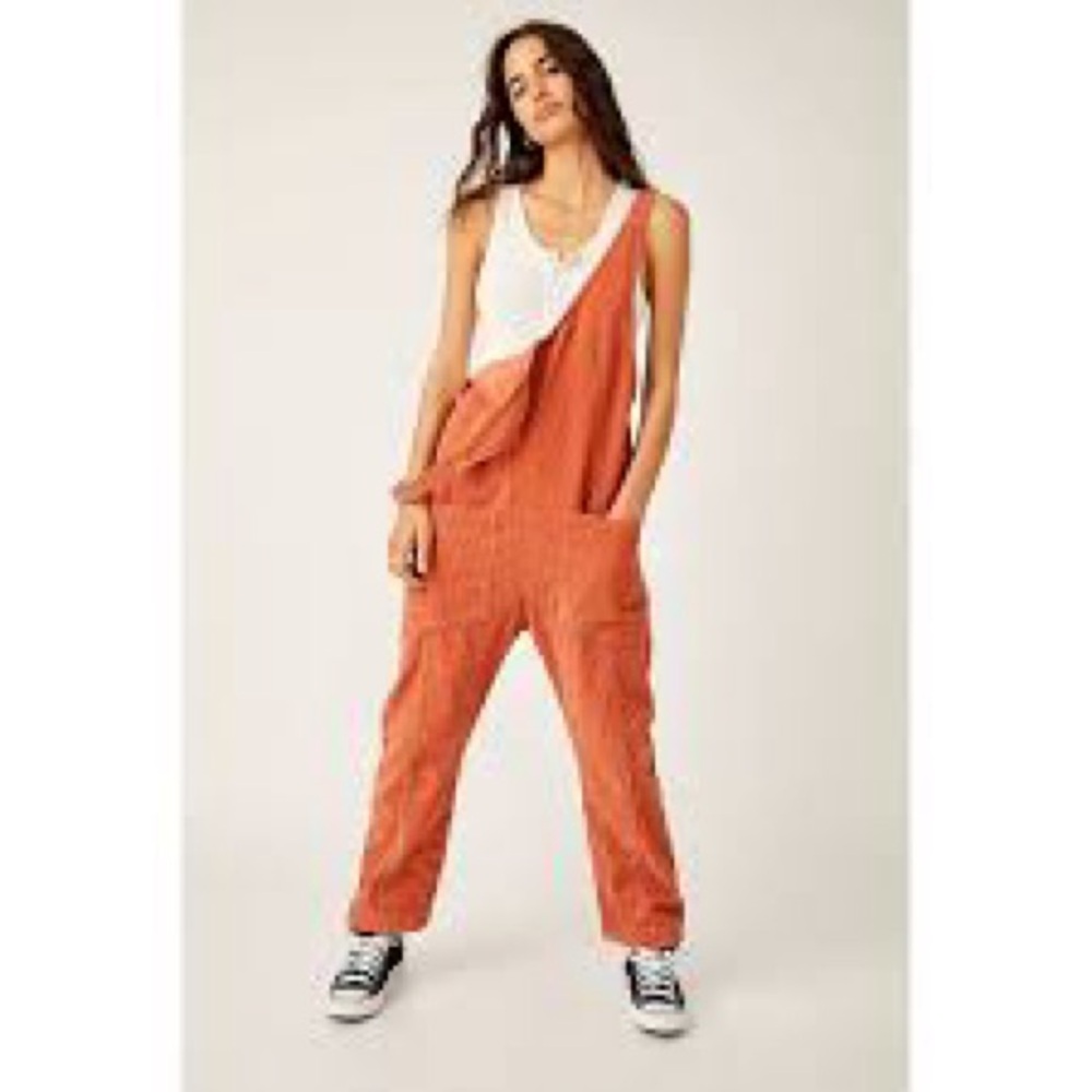 We The Free High Roller Corduroy Jumpsuit XS